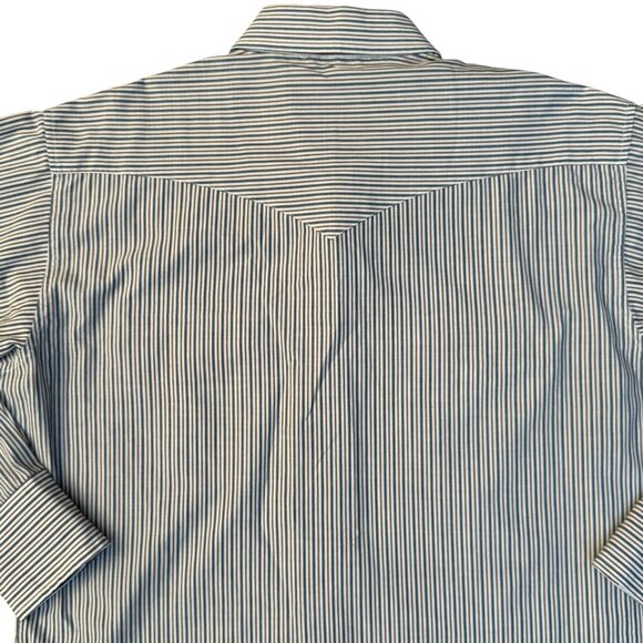 Vintage Panhandle Slim Pearl Snap Men's Western Shirt – Medium Long Tall - Picture 5 of 6